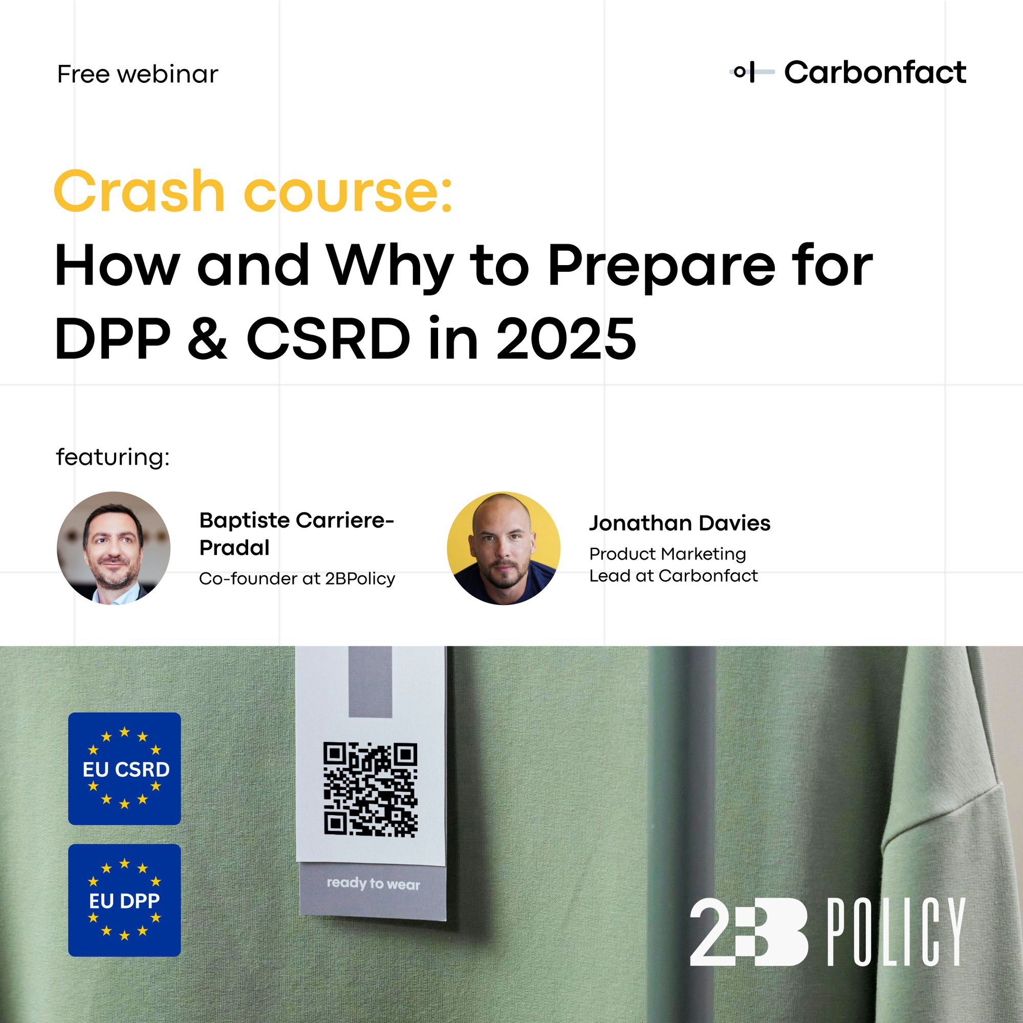 2BPolicy x Carbonfact Linkedin post 1