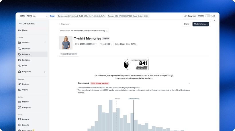Démonstration produit _ lÉco-score avec Carbonfact